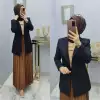 Astarlı Blazer Ceketim Siyah