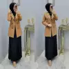 Astarlı Blazer Ceketim Camel