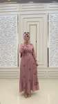Azel Şifon Elbisem Pembe