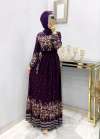 Bahar Elbise  Mor