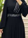 Begonvil Abiye Siyah