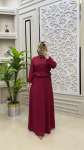 Elçin Elbise Bordo