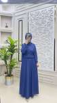 Esinti Elbise  Mavi