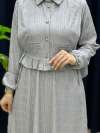 Esinti Elbise  Gri