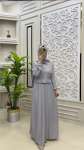 Esinti Elbise  Gri