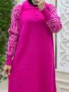 Karamel Triko Elbisem Pembe