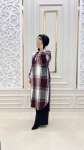 Kare Tesettur Tunik Bordo