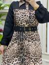 Meyra Leopar Elbise Leopar