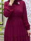 Mihri Elbise Bordo