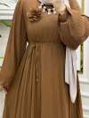 Mina Elbisem Koyu Camel
