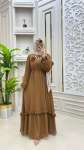 Mina Elbisem Koyu Camel