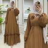 Mina Elbisem Koyu Camel