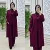 Nehir 3 lü Takımım Bordo