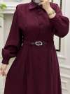 Rabiş Elbise Bordo