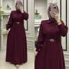 Rabiş Elbise Bordo