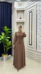 Soylu Elbise Kahverengi