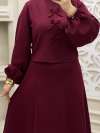 Süslü Takımım Bordo