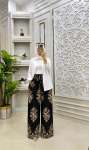 Yaz Pantolon Camel siyah
