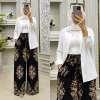 Yaz Pantolon Camel siyah