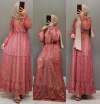 Yeni Model Şifon Elbisem Pembe