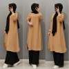 Yeni Model Kol Şeritli Tuniğim Camel