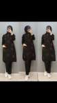 Yeni Model Cepli Triko Tunik  Siyah