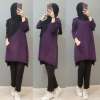 Yeni Model Triko Tunik Mürdüm