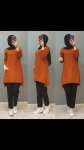 Yeni Model Triko Tunik Kiremit