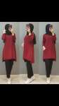 Yeni Model Triko Tunik Bordo