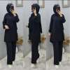 Yeni Model İtal Ayrobin Tunik Siyah