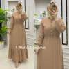 Zuhal Elbise  Camel  1 ALANA 1 BEDAVA 