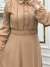Dantel Elbise Camel