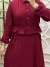 Elçin Elbise Bordo