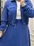 Favori Ceket Etek Takım  Mavi