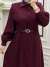 Rabiş Elbise Bordo