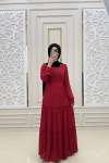 Elif Elbise  Kırmızı